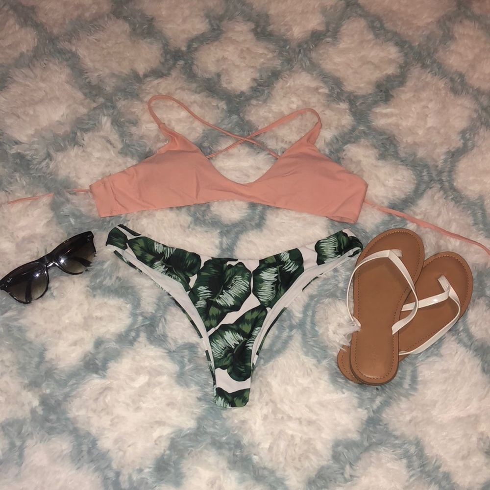 Two piece bathing suit